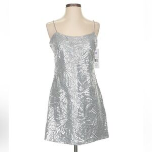 Cosmopolitan Silver Backless Dress